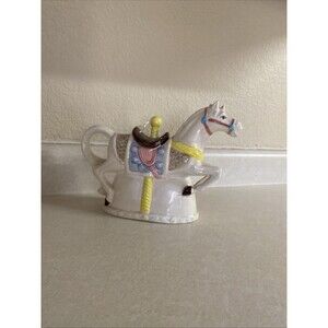Vintage Heritage Mint Carousel Horse Teapot Figurine The Leonardo Collection